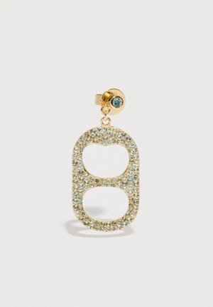 PAVÉ PRESSURIZED EARRING UNISEX - Boucle d'oreille individuelle - yellow gold-coloured/blue