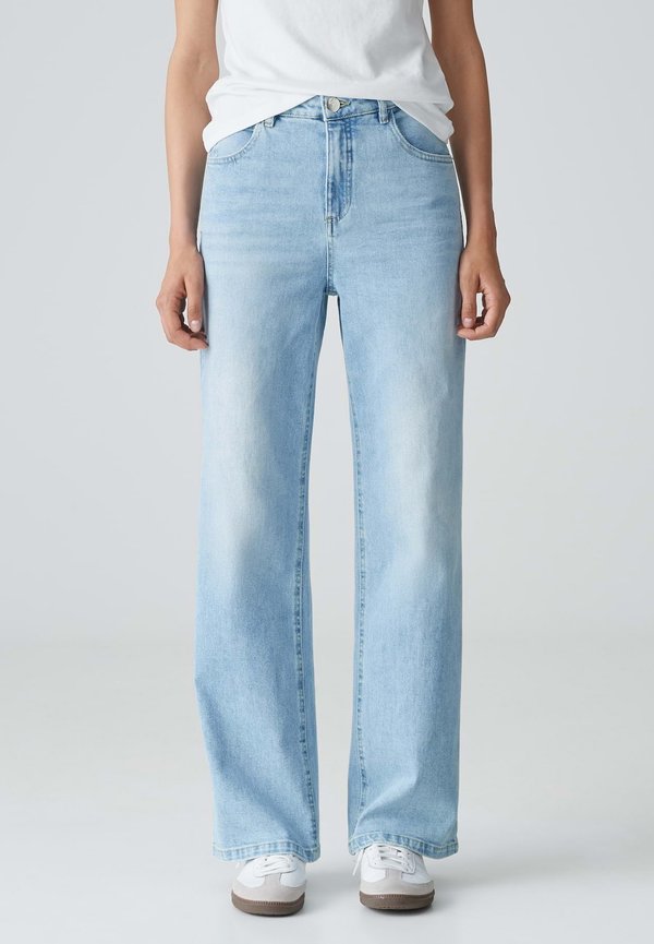 WIDE MIVY - Jeans Straight Leg - light authentic bleached