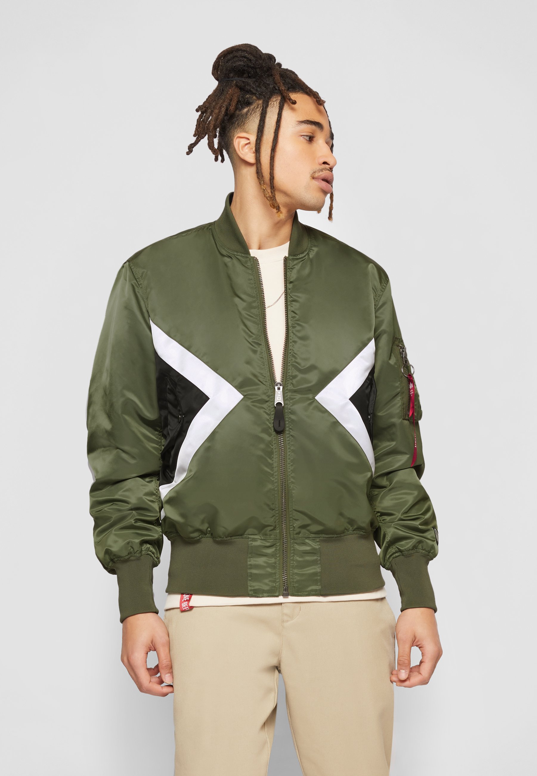 Alpha Industries NEIL BARRETT - Bomber Jacket - sage green/olive