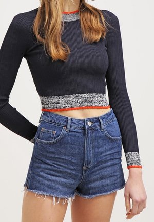 Top s dlouhým rukávem - dark blue