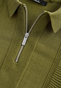 Next TEXTURED - Långärmad tröja - khaki green
