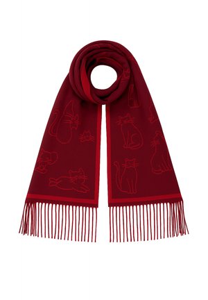 Schal - bordeaux