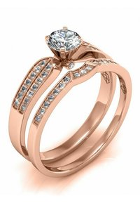 MYC Paris BAGUE EMPRESS  - Anello - or rosé / cristal