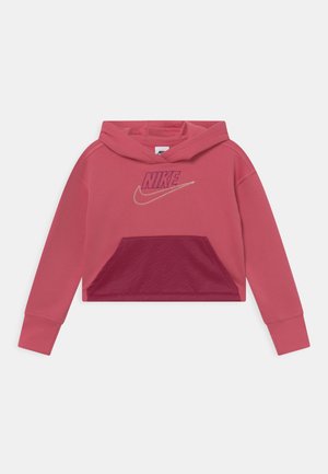 CLUB ICONCLASH - Sweat à capuche - archaeo pink/rush maroon