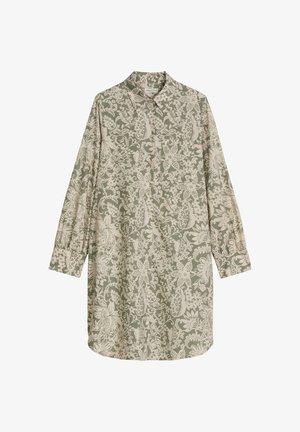 Marc O'Polo, POPELINE MIT ALLOVER-PRINT - Robe chemise - light green