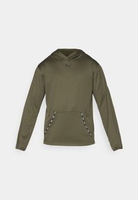 FIT TAPED LITE HOODIE - Hættetrøje - dark olive