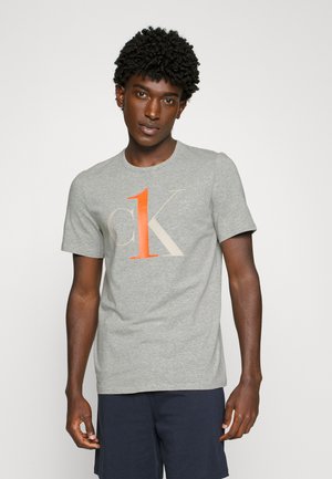 CREW NECK - Maglia del pigiama - grey heather/ocean storm