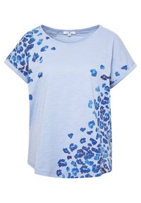 TOM TAILOR T-shirt med print - light blue