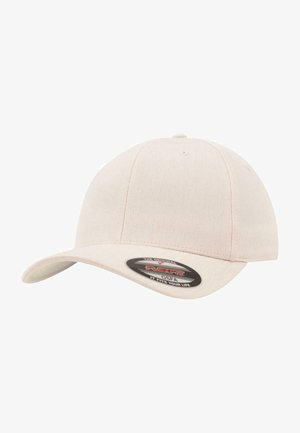 Helebeeg värvi pesapallikiivri, millel on jäik särk, valmistatud tekstuurist kangast. Esiosas on must ringikujuline silt ning reguleeritav sobivus.