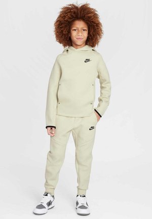 SPORTSWEAR TECH FLEECE - Jersey con capucha - light khaki black