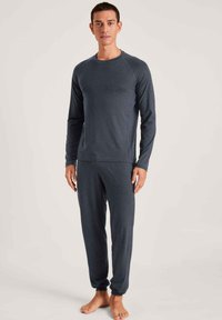 Calida DEEPSLEEPWEAR WARMING - Pyjama top - anthrazit