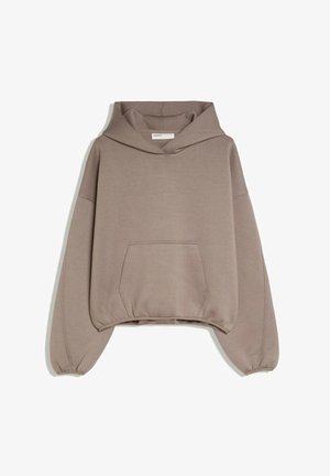 Bershka, SCUBA SWEATSHIRT - Sweat à capuche - sand