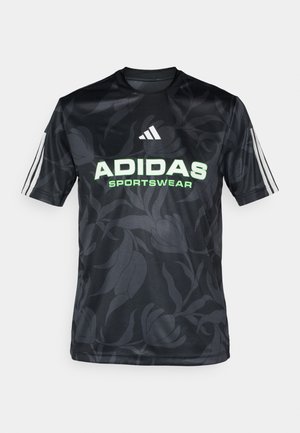 adidas Sportswear T-Shirt print - multicolor/carbon/black