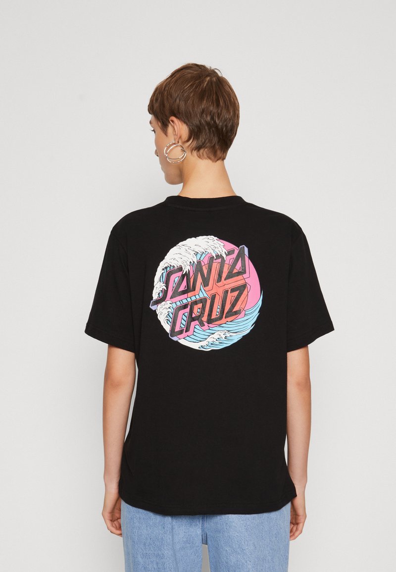 Santa Cruz - TSUNAMI DOT - Print T-shirt - black, Enlarge