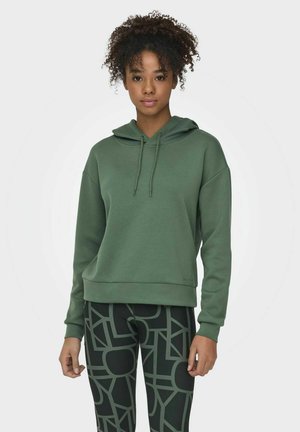 ONPLOUNGE LIFE HOOD NOOS - Hættetrøje - duck green