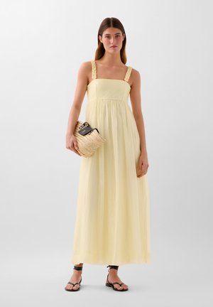 Scalpers CUTE GATHER - Freizeitkleid - light yellow