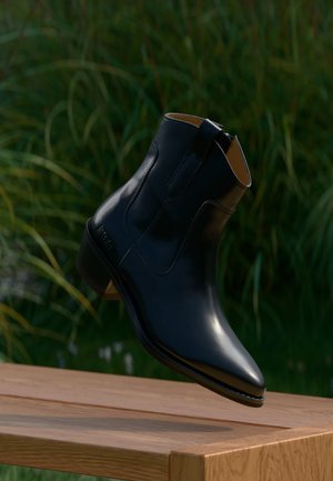 Melvin & Hamilton MELODY 2 - Cowboy/biker ankle boot - taupe/rich tan/natrual/white/brown