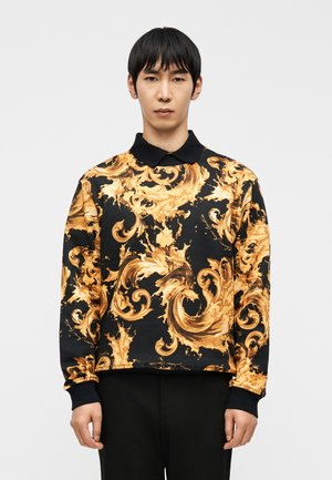 ALL OVER - Sweatshirt - black/gold-coloured