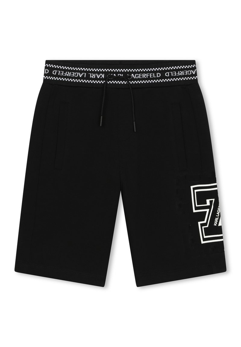 KARL LAGERFELD KIDS Shorts zwart