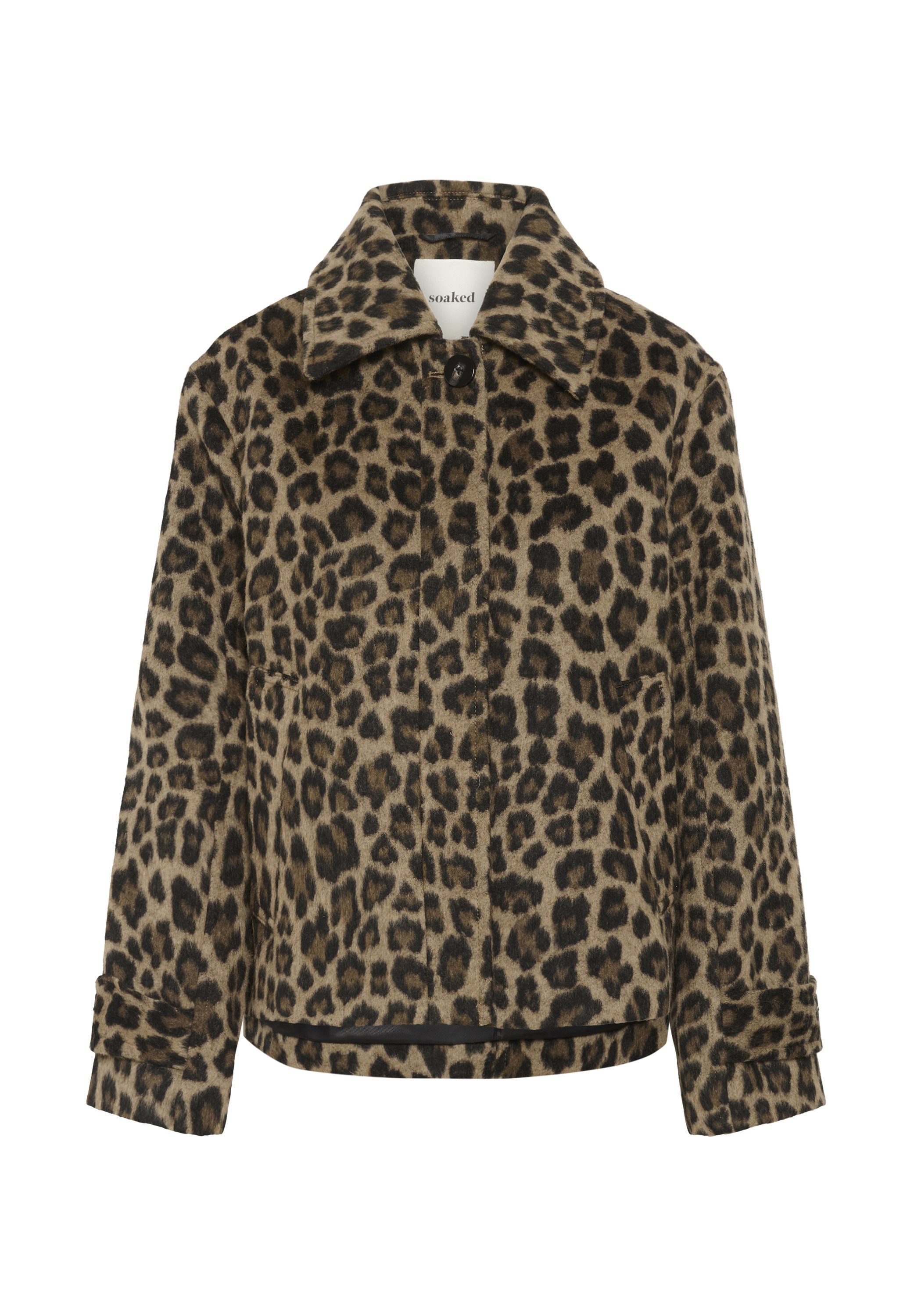 Soaked in Luxury SLLEONY AKELEJE - Summer jacket - leopard jaquard