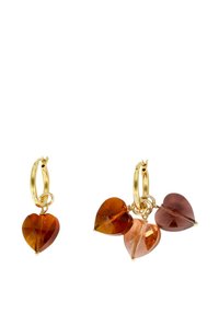 Romantico Romantico MORE AMORE TERRACOTTA GRANDE - Pendientes - gold-coloured