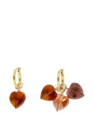 Romantico Romantico MORE AMORE TERRACOTTA GRANDE - Boucles d'oreilles - gold-coloured