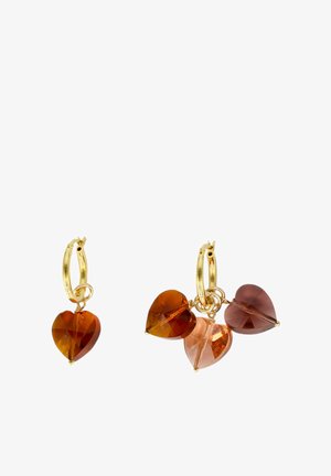 Romantico Romantico MORE AMORE TERRACOTTA GRANDE - Pendientes - gold-coloured