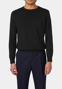 Oscar Jacobson VALTER ROUNDNECK - Stickad tröja - navy sea