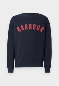 PREP LOGO CREW NECK - Sweater - navy/pink
