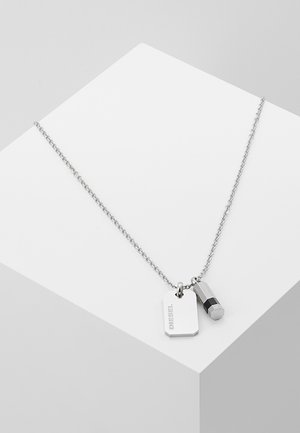 DOUBLE PENDANT - Collier - silver-coloured