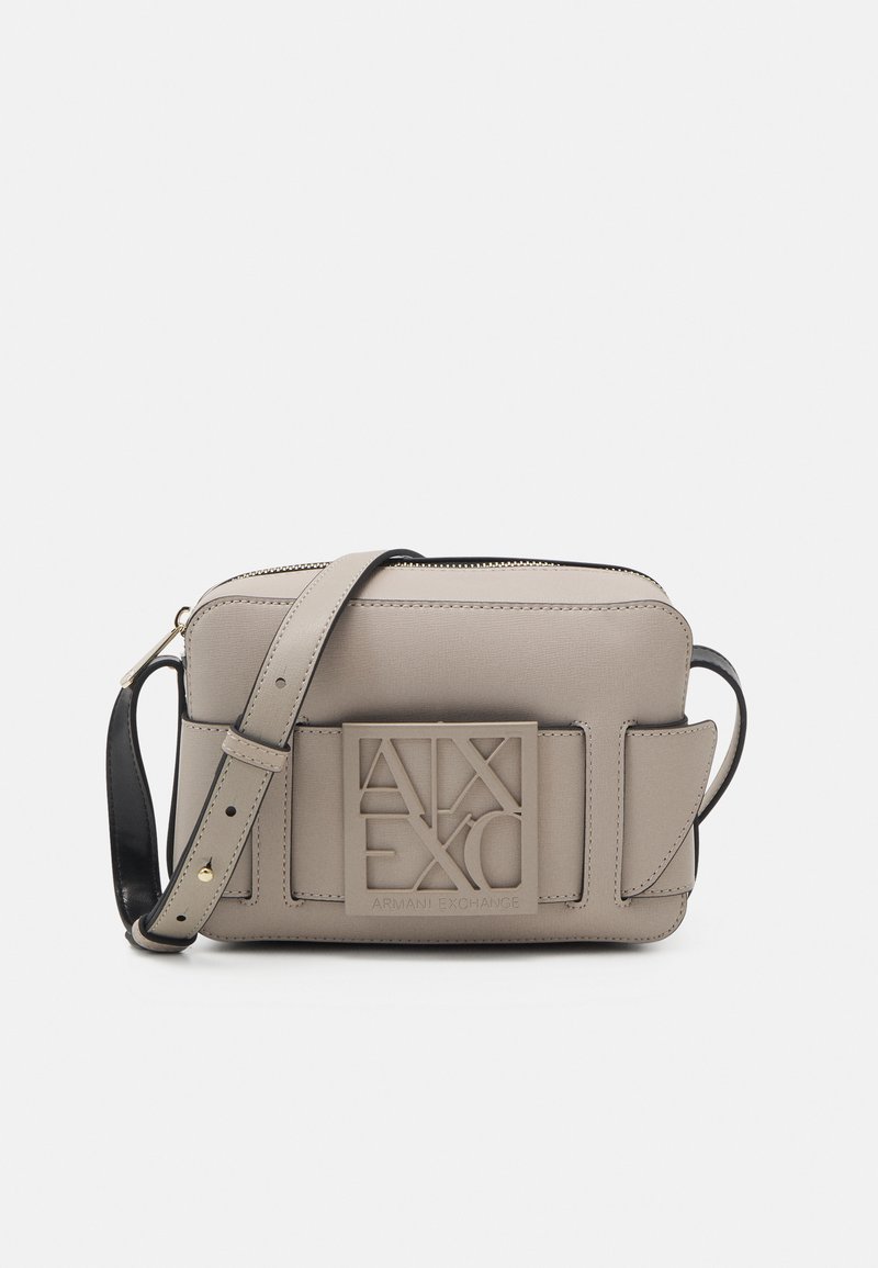 Armani Exchange WOMANS CAMERA CASE Across body bag beige Zalando.de