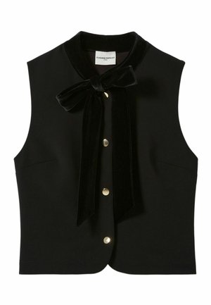 COL LAVALLIÈRE - Veste sans manches - noir