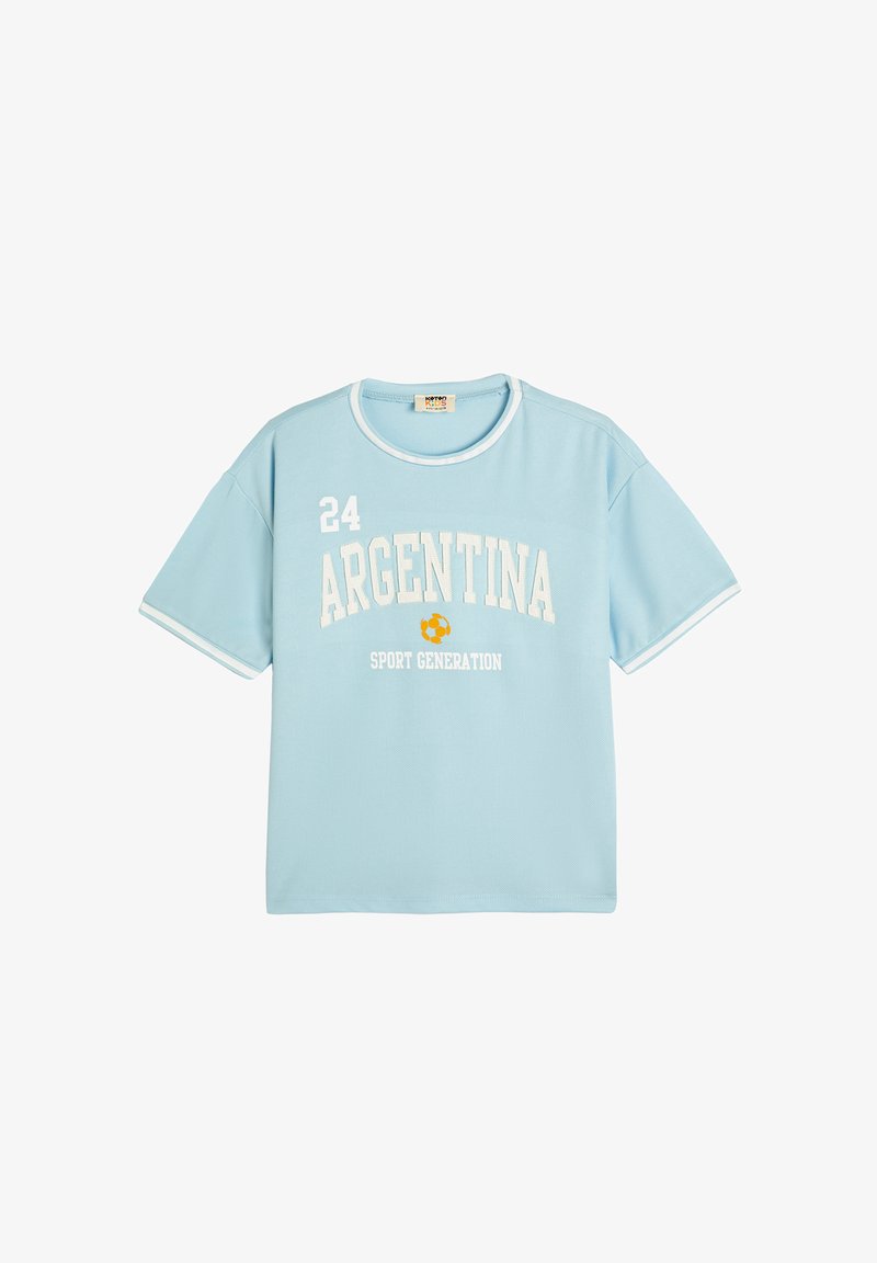 Koton T-shirt med print - blue