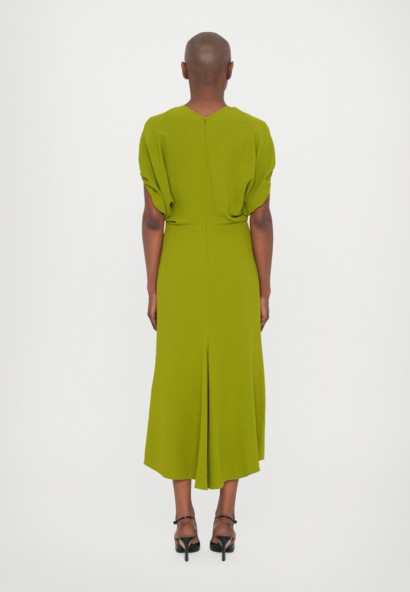 Victoria Beckham BLOUSON DETAIL MIDI DRESS - Jersey dress - green - Zalando.ie Victoria Beckham BLOUSON DETAIL MIDI DRESS - Jersey dress - green - Zalando.ie