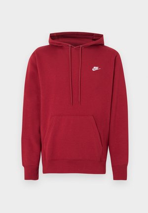 CLUB HOODIE UNISEX - Jersey con capucha - team crimson/white