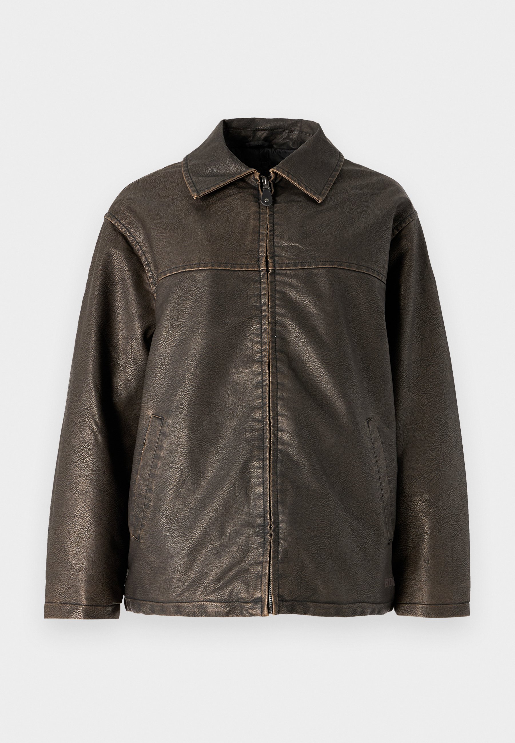 BDG Urban Outfitters Faux leather jacket - chocolate/brown - Zalando