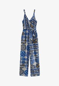 Wybrany, blue geometric print