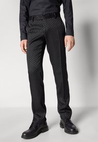 KARL LAGERFELD TROUSERS COSMOS - Suit trousers - black