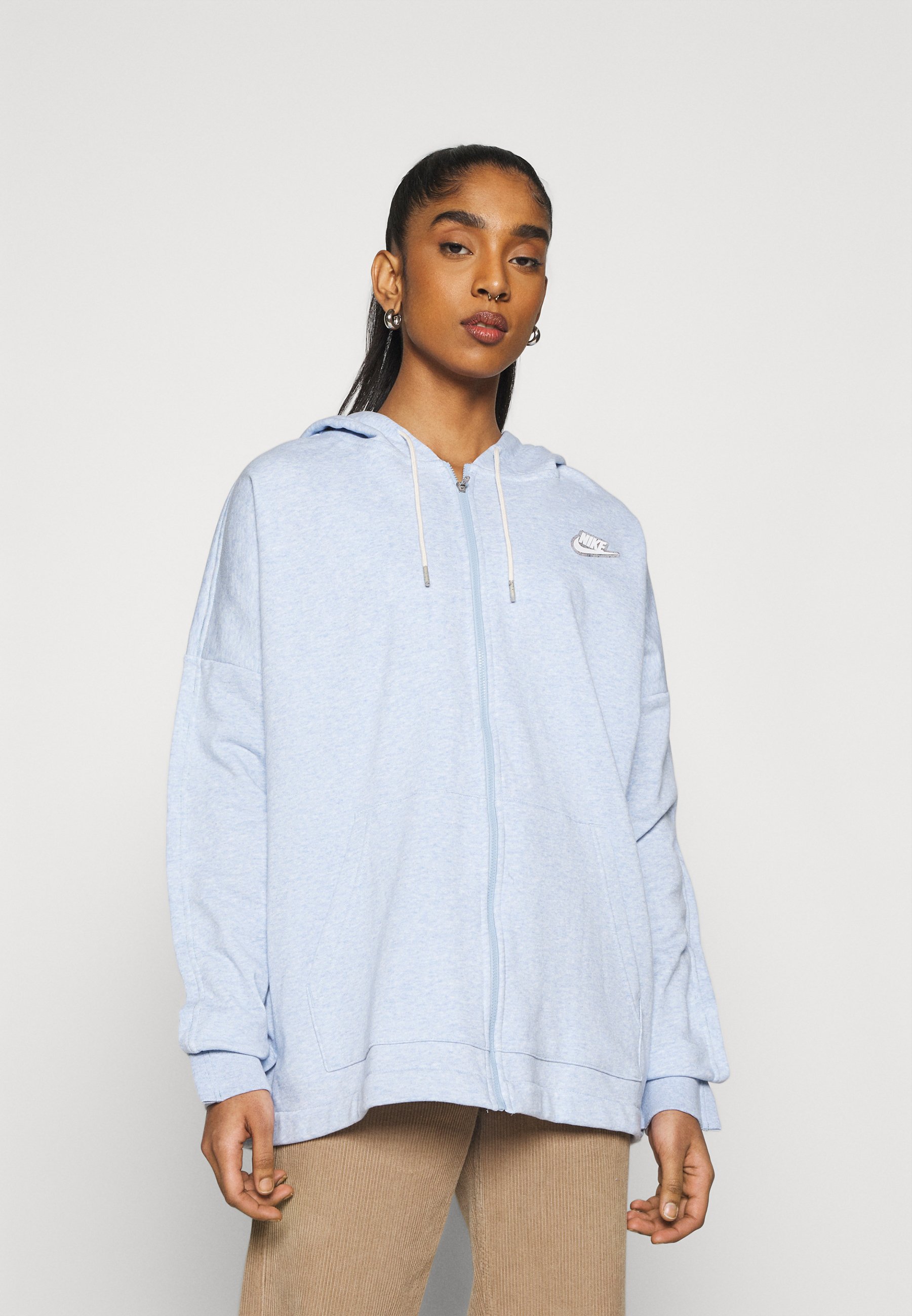 mens light blue zip up hoodie