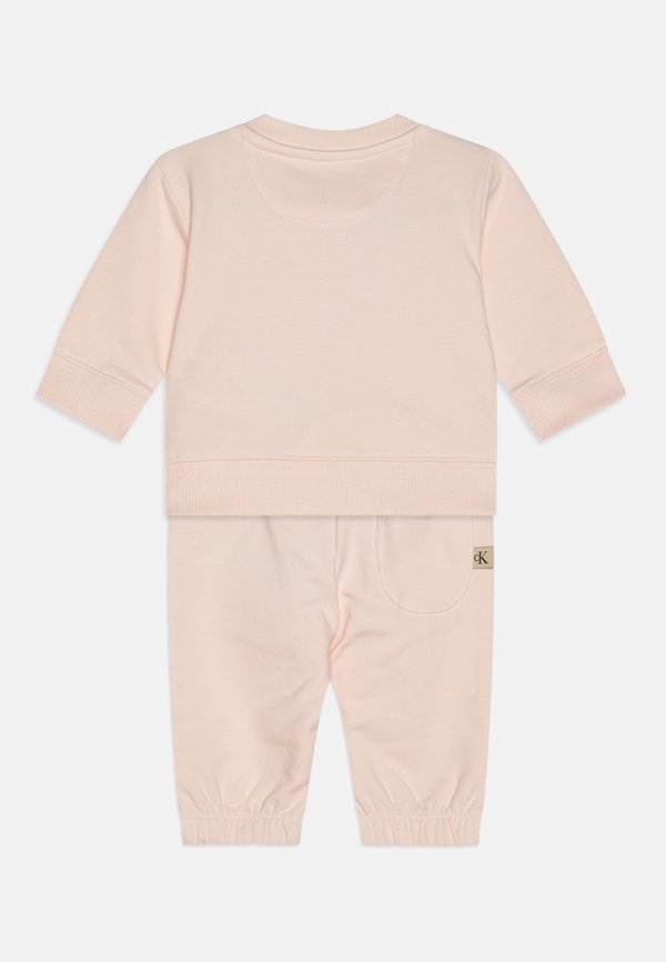 COLOUR LOGO UNISEX SET - Tracksuit - silver peony3