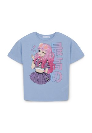 T-shirt con stampa - azzurro chiaro