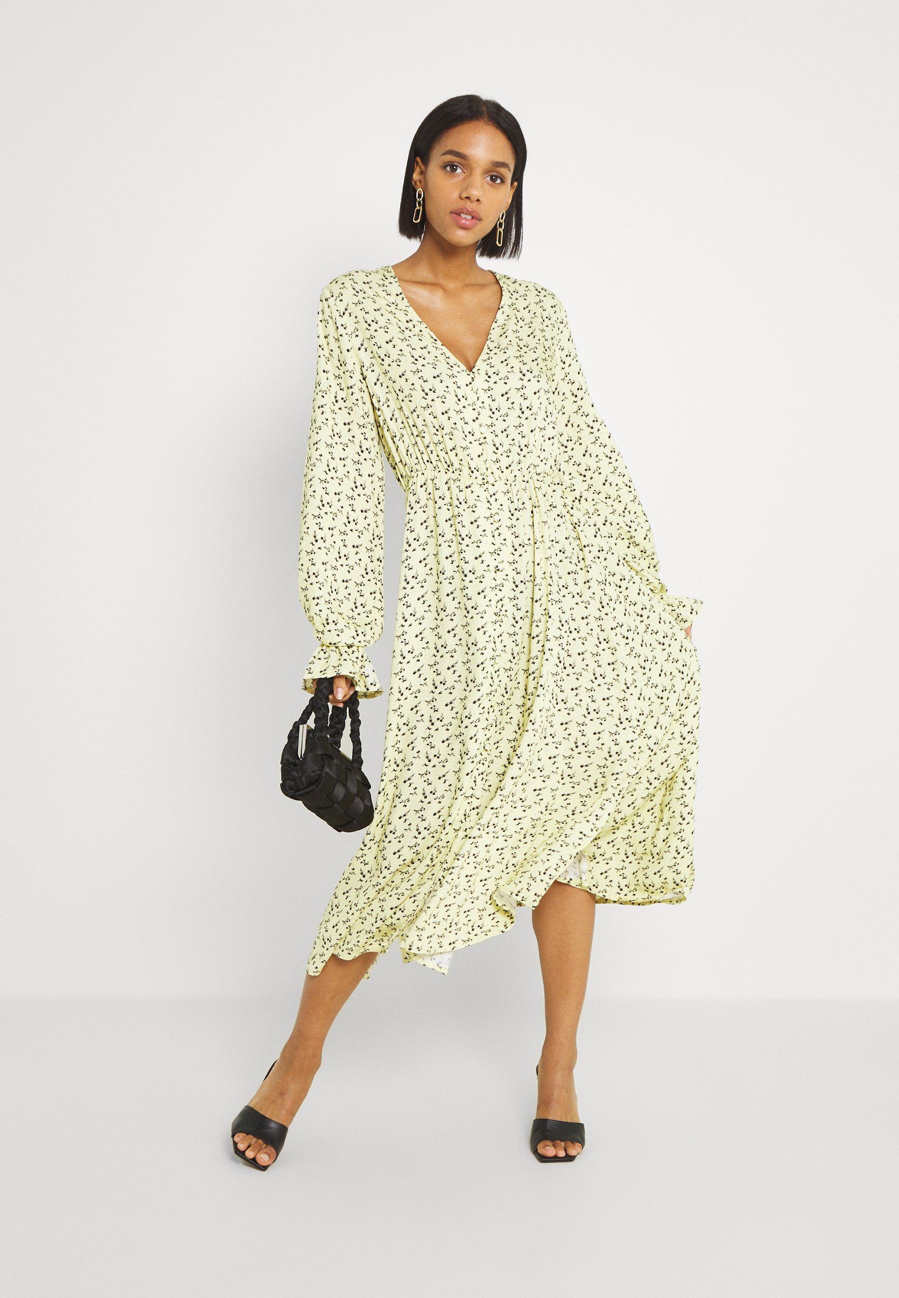 button up jersey dress