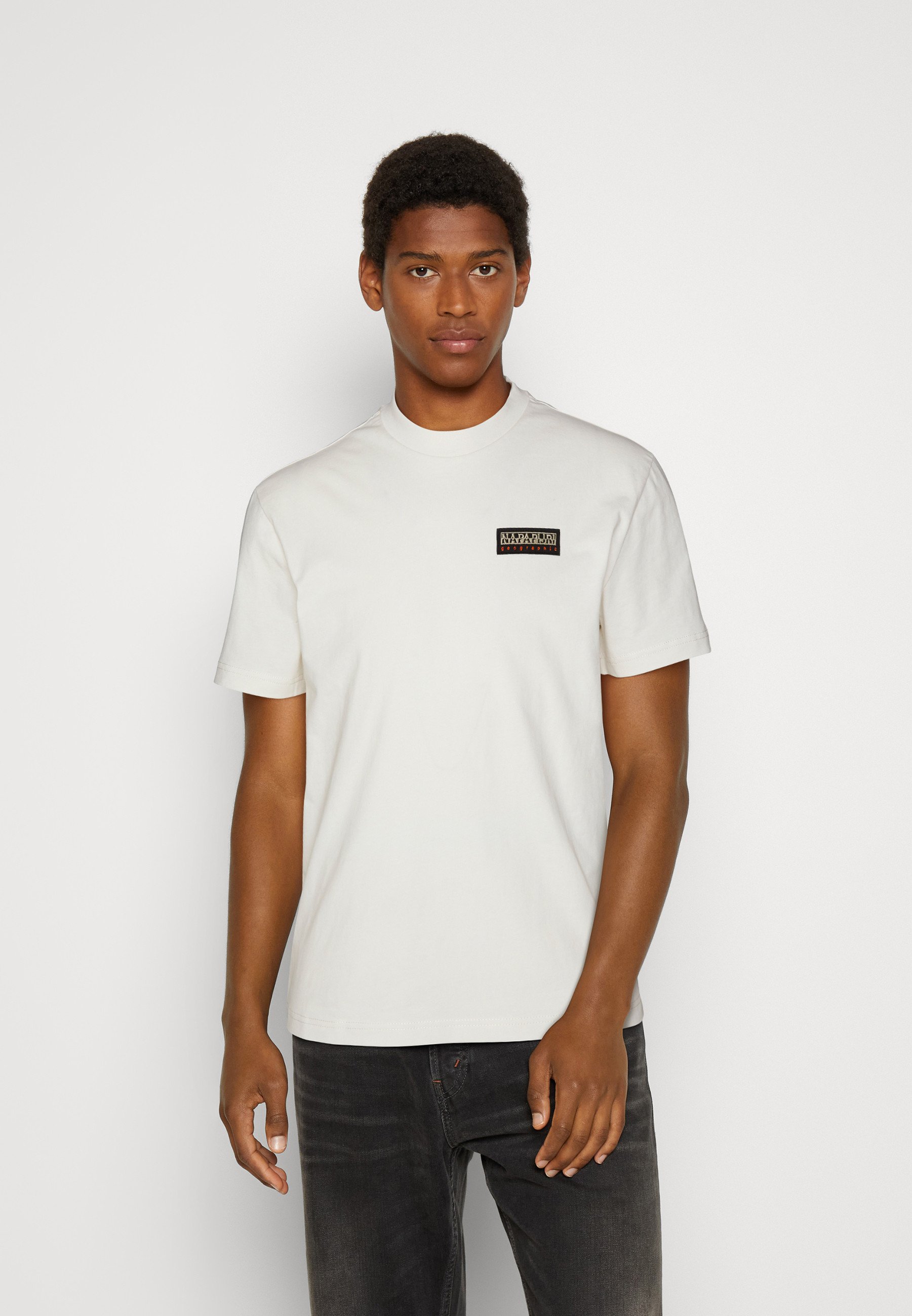 Napapijri IAATO - T-shirt basique - white whisper/écru