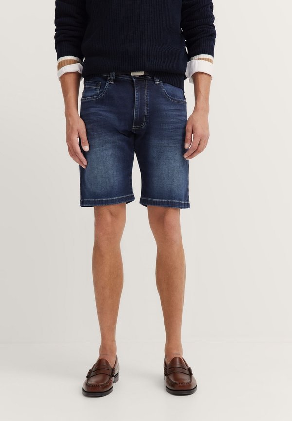Jeans Shorts - mittelblau