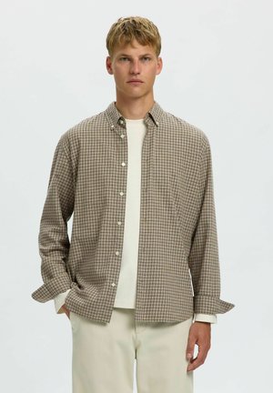 Selected, SLMREGCOLE JAY SHIRT  - Camisa - chocolate chip