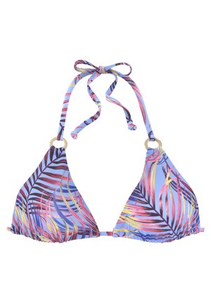 Bikini augšdaļa - himmelblau bedruckt