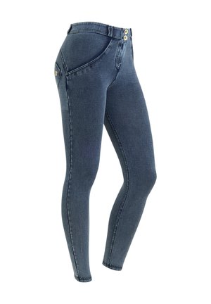 WR UP CLASSIC PUSH-UP - Skinny-Farkut - denim scuro blue seams