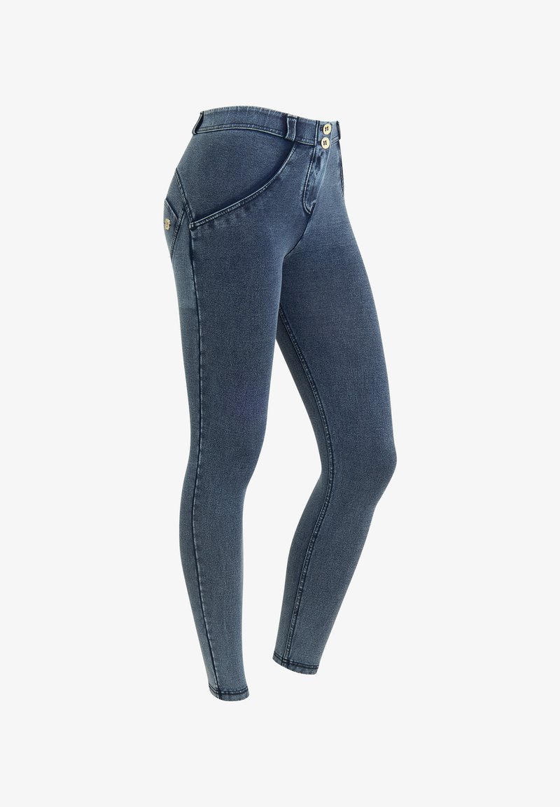 Freddy JEGGINGS PUSH UP WR.UP® 7/8 SUPER - Skinny-Farkut - denim scuro blue seams