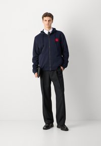 HUGO DAPLE - Felpa con zip - dark blue