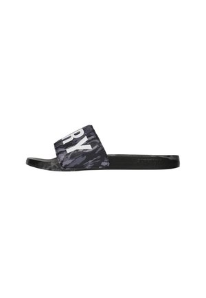 Superdry & Co, Mules - dark grey tiger camo